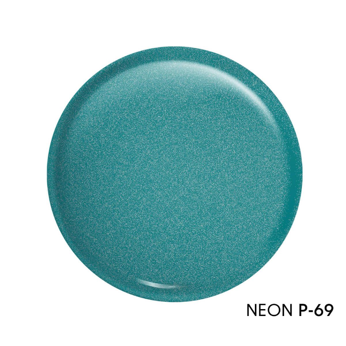 Ημιμόνιμο βερνίκι cat eye 69 neon diamond 15ml Gel Passion