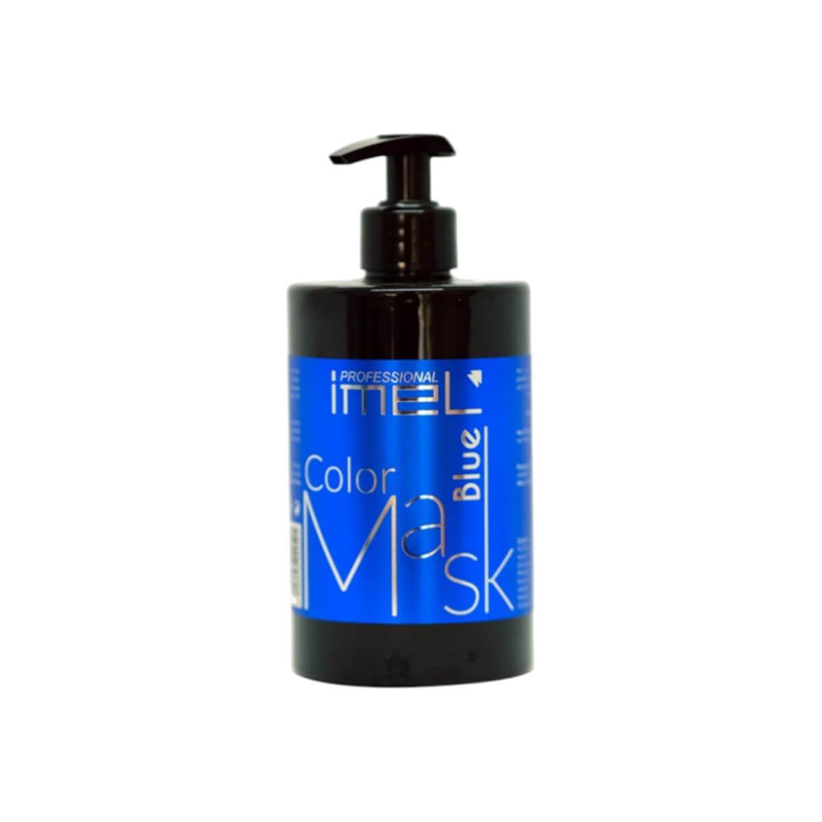 Μάσκα μαλλιών με χρώμα μπλε 500ml Imel