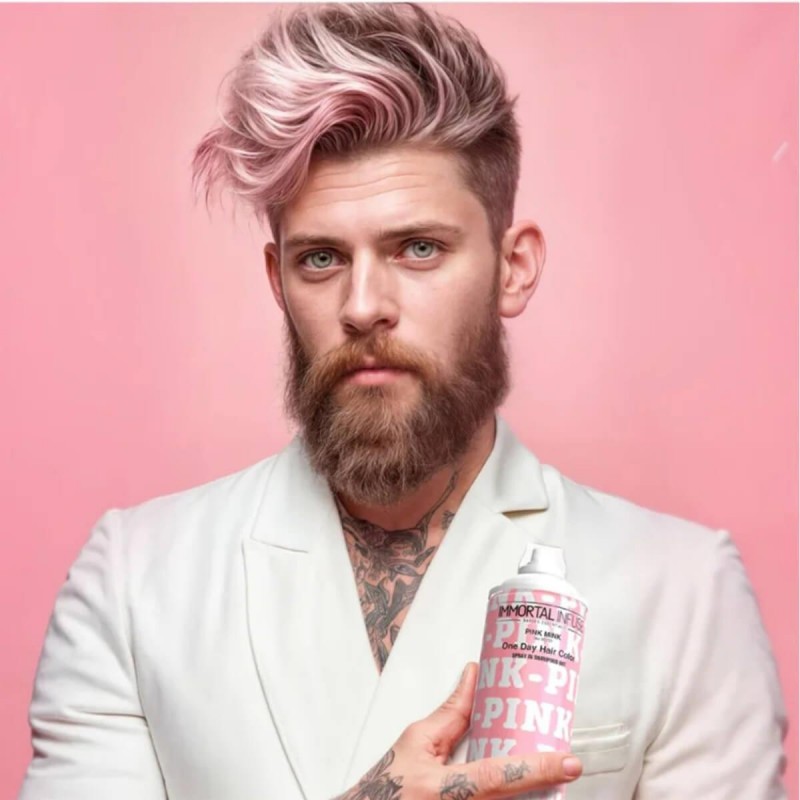 One Day Hair Color Spray Pink Mink 200ml Immortal