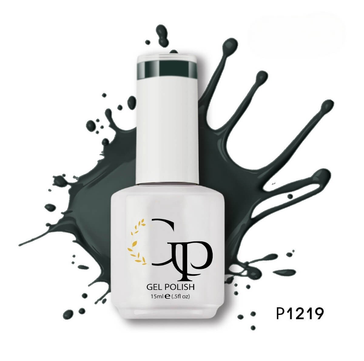 Ημιμόνιμο βερνίκι P1219 olive 15ml Gel Passion