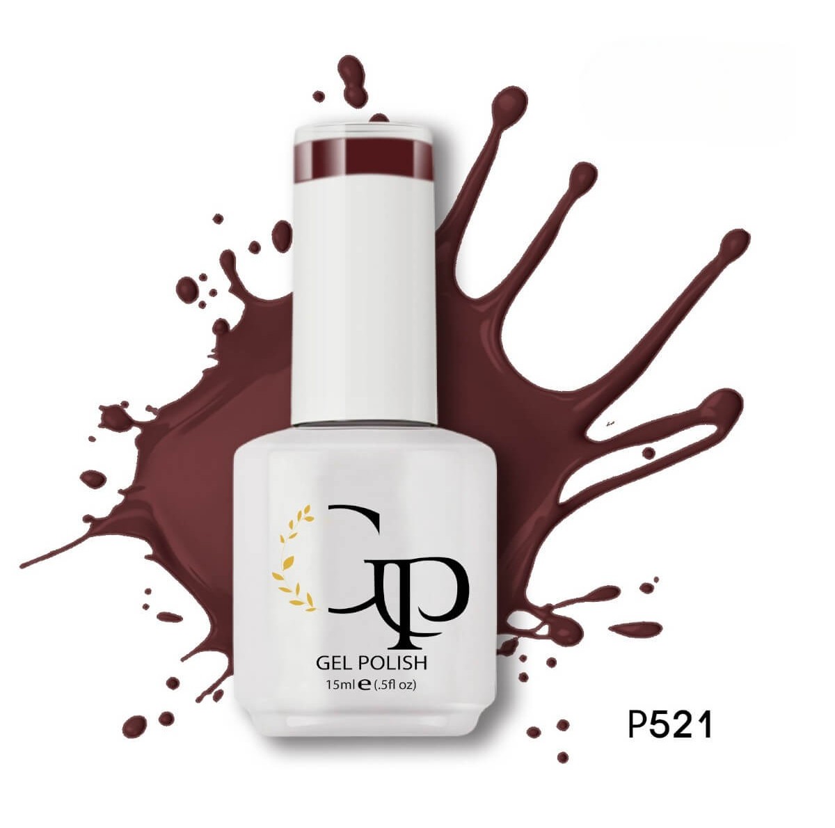 Ημιμόνιμο βερνίκι P521 roof red 15ml Gel Passion