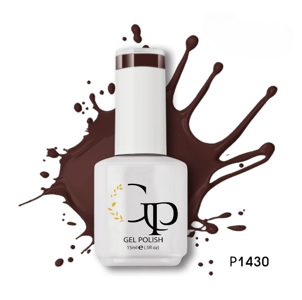 Ημιμόνιμο βερνίκι P1430 choco red 15ml Gel Passion