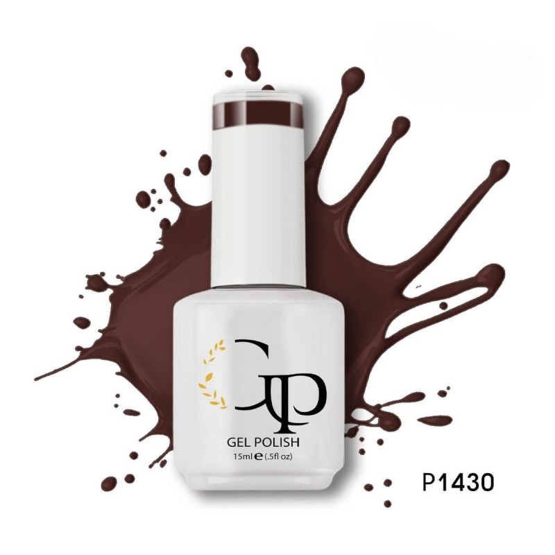 Ημιμόνιμο βερνίκι P1430 choco red 15ml Gel Passion