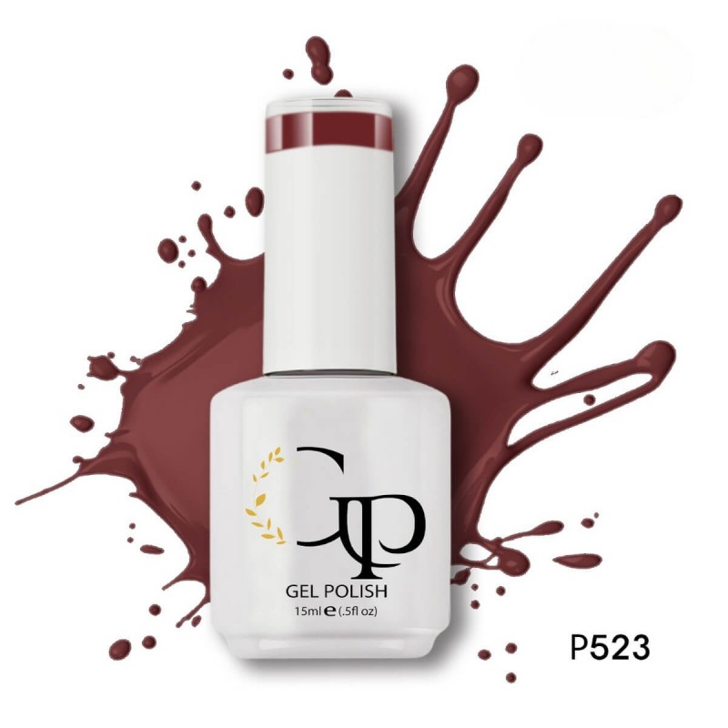 Ημιμόνιμο βερνίκι P523 dark cherry 15ml Gel Passion