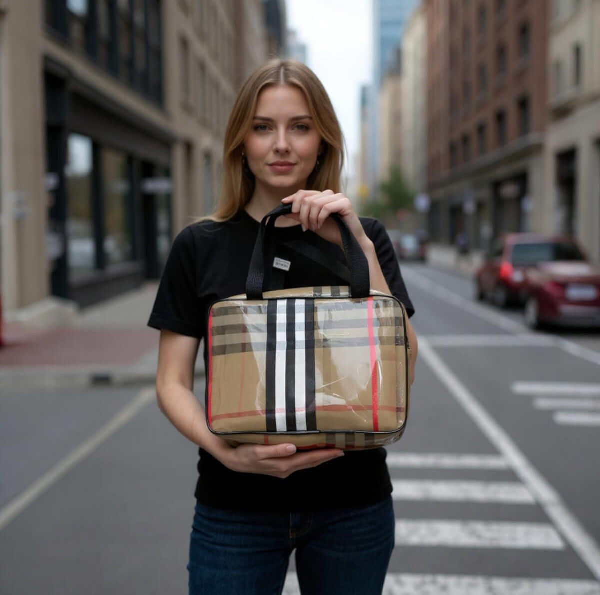 Transparent cosmetic bag Beauty Salon BS003942