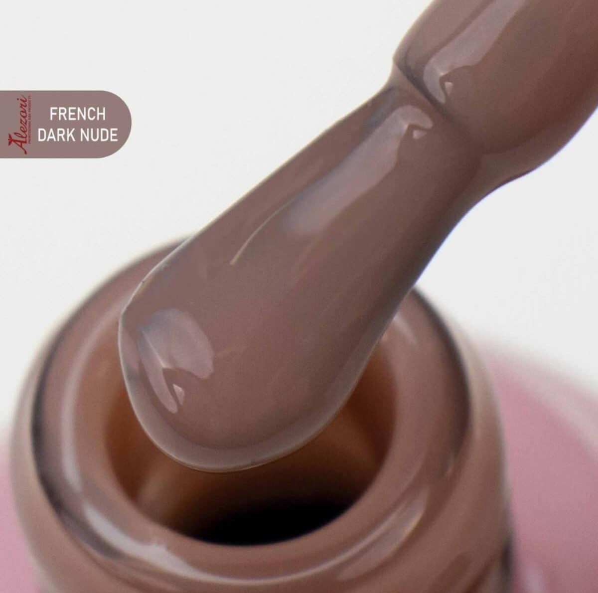 Alezori Ημιμόνιμο Βερνίκι Gel Polish French Dark Nude 15ml