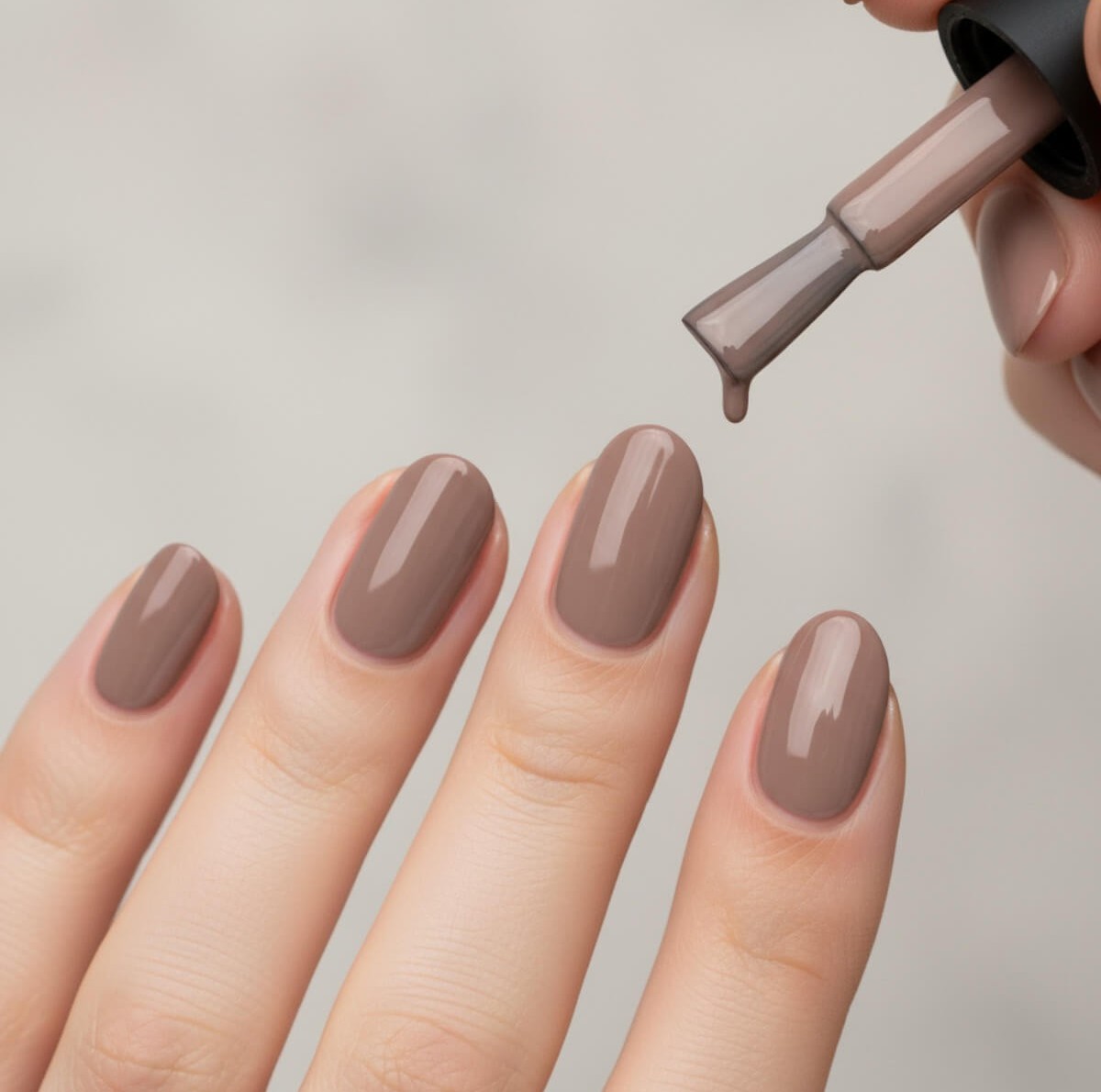 Alezori Ημιμόνιμο Βερνίκι Gel Polish French Dark Nude 15ml