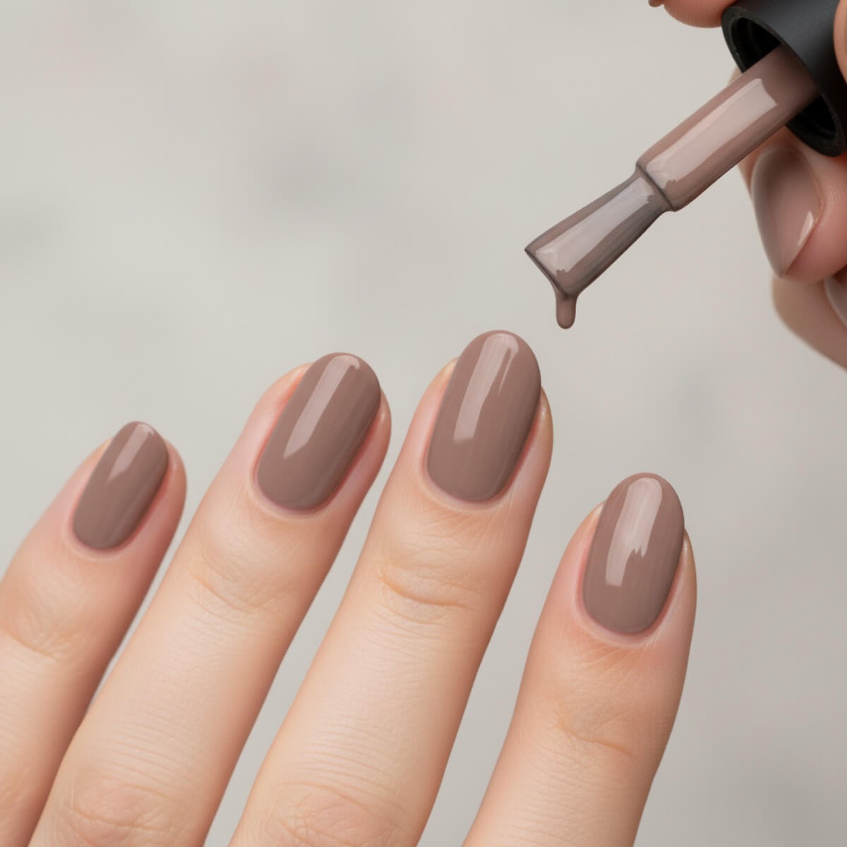 Alezori Ημιμόνιμο Βερνίκι Gel Polish French Dark Nude 15ml