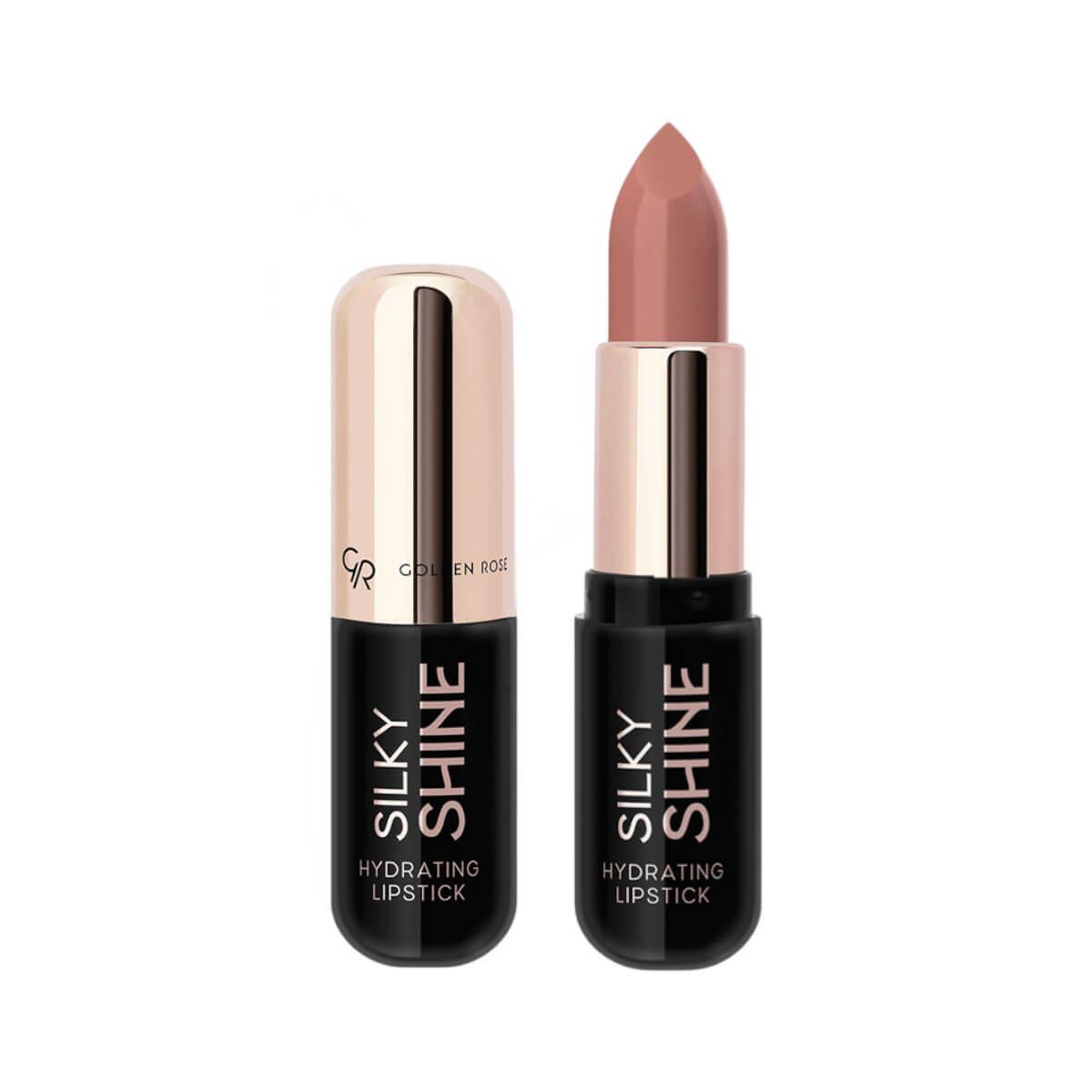Hydrating lipstick silky shine 202 Golden Rose