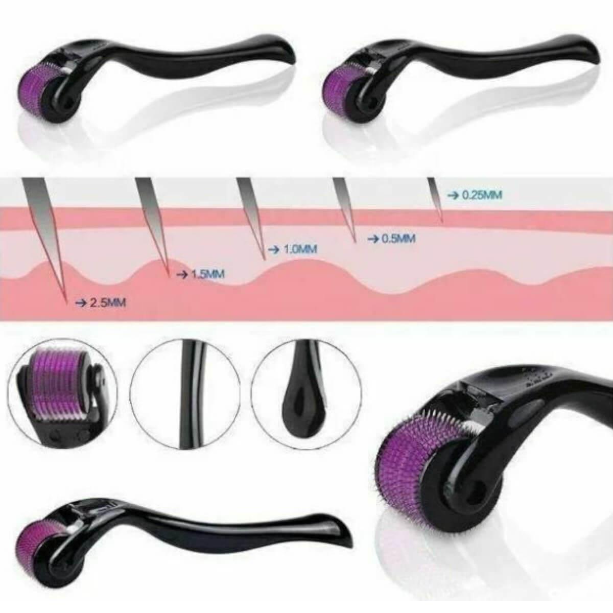 Derma Roller System Face and body mesotherapy device 0.25mm Drs025