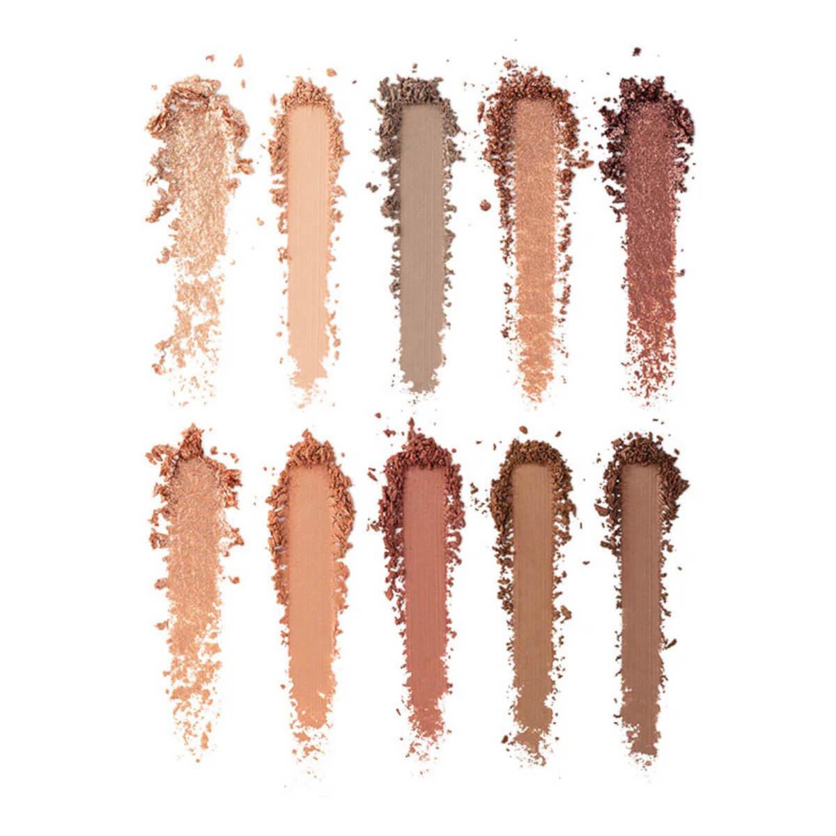 Παλέτα σκιών 10 shade silk nudes MUA