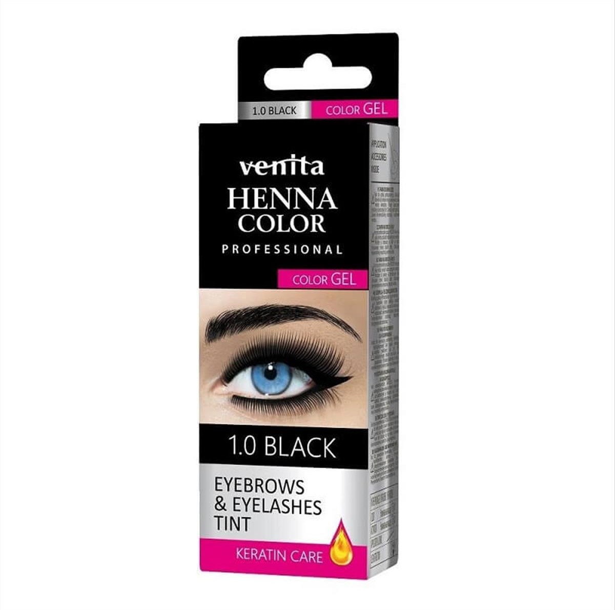 Βαφή φρυδιών & βλεφαρίδων χένα Venita
