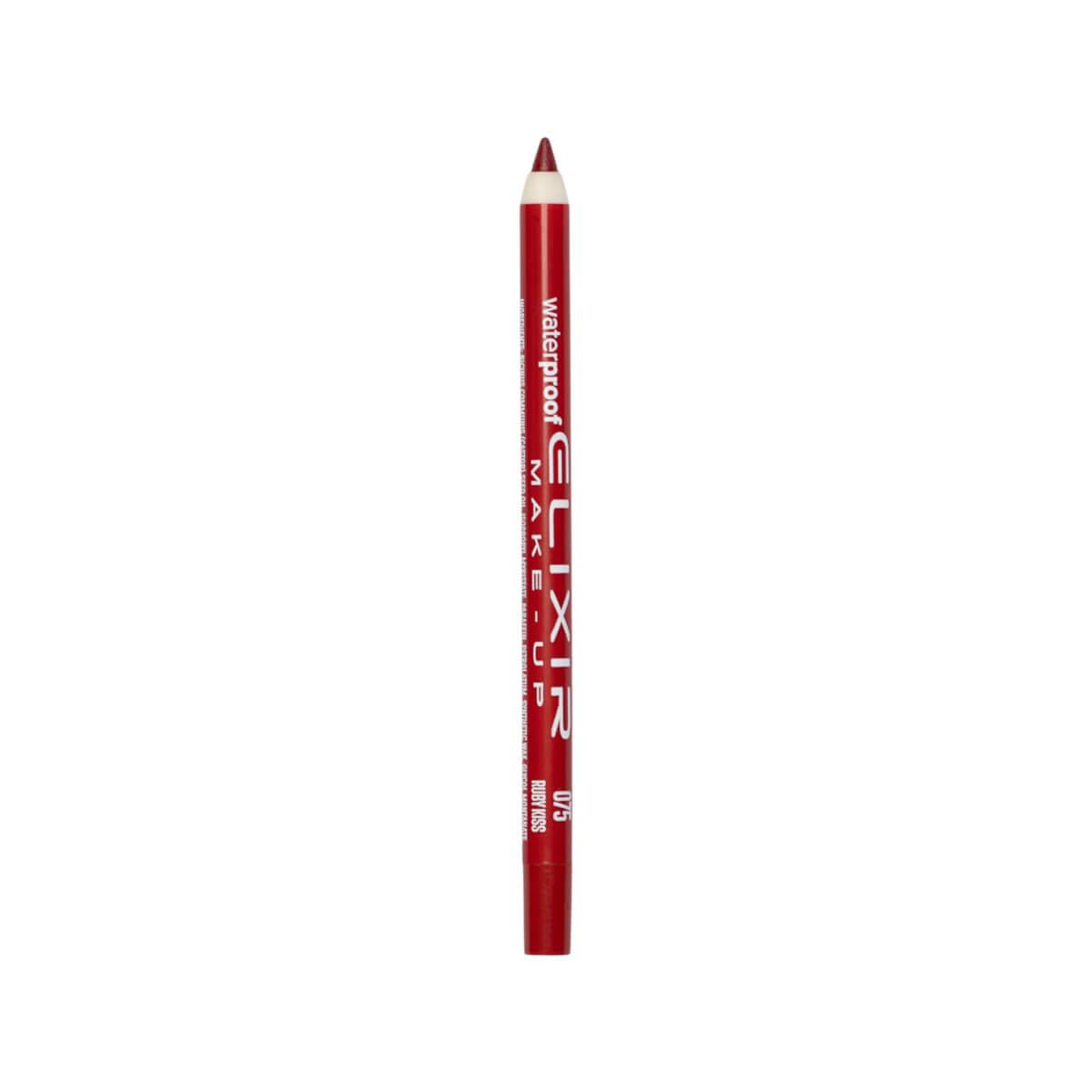Lip pencil waterproof 075 ruby kiss Elixir