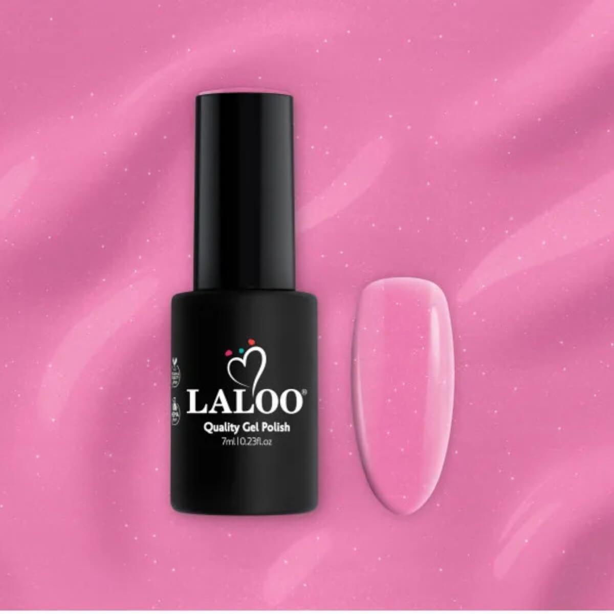 Semi-permanent gel polish 206 shimmering rose 7ml Laloo