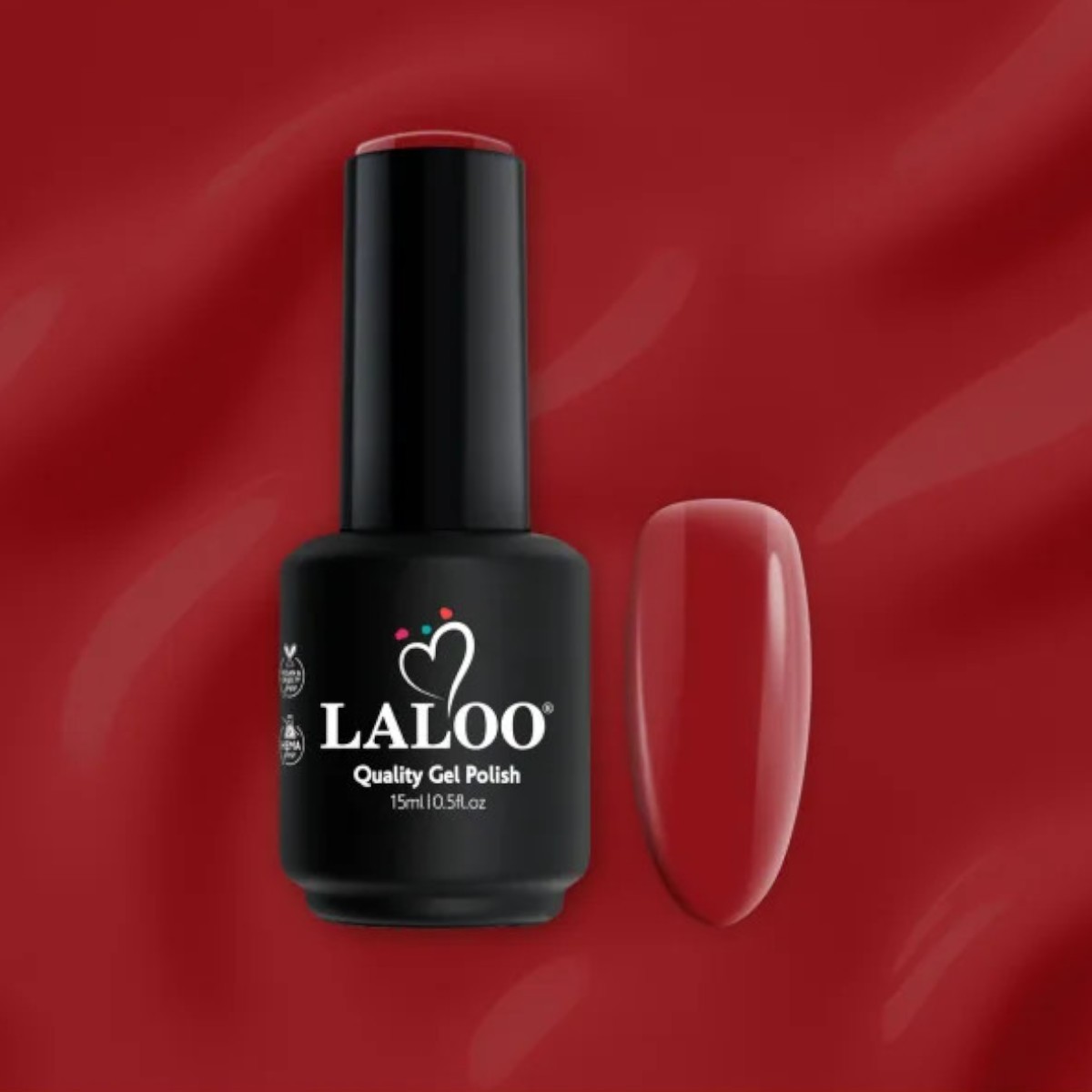 Semi-permanent gel polish 452 brick red 15ml Laloo