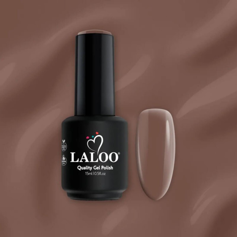 Semi-permanent gel polish 292 chestnut brown 15ml Laloo