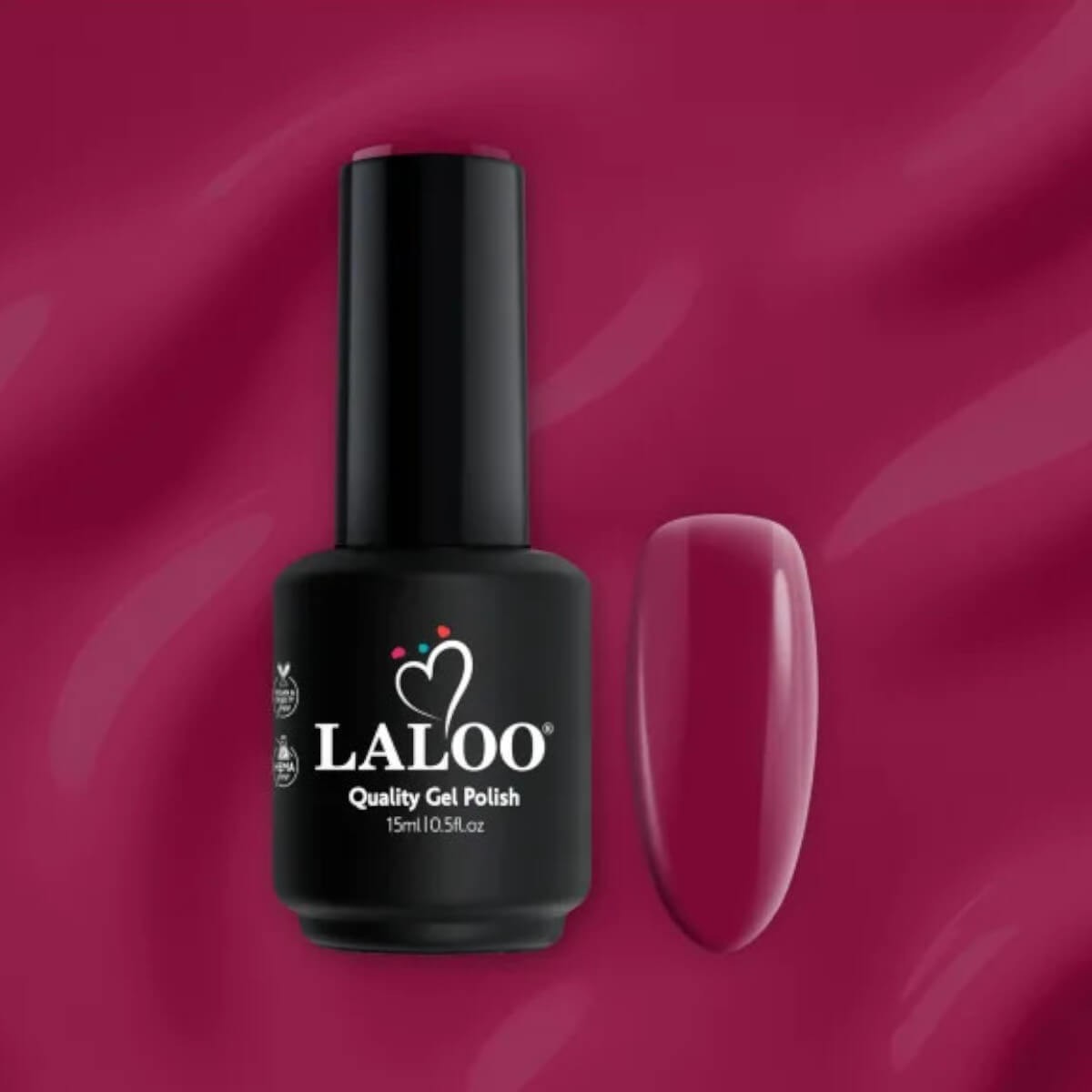 Ημιμόνιμο βερνίκι 088 Κερασί 15ml Laloo