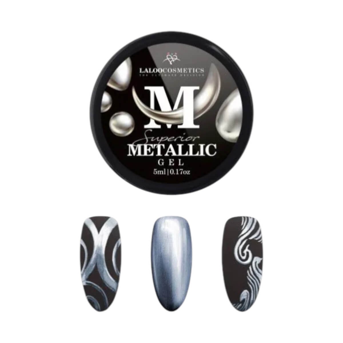 Superior Metallic Gel Blue #04 5ml Laloo