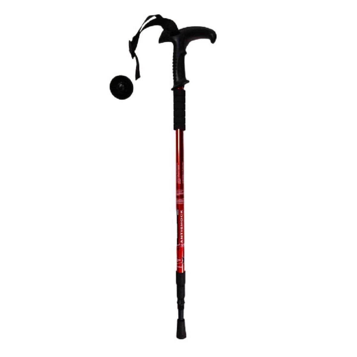 Πτυσσόμενο Μπαστούνι ορειβασίας - Μπαστούνι Βαδίσματος 68cm έως 138cm Κόκκινο