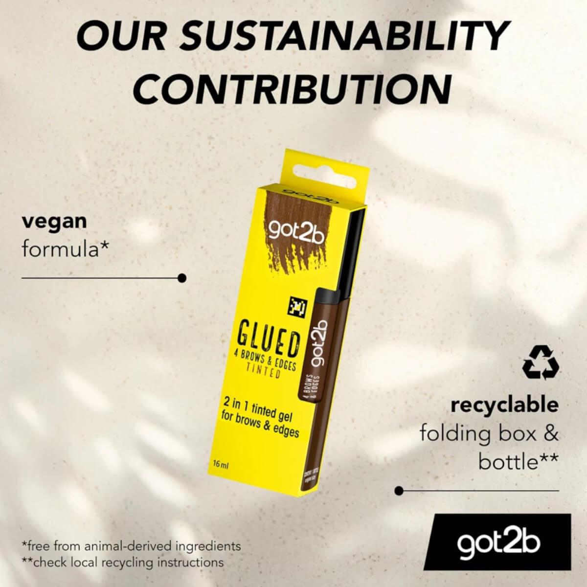 Got2b Glued 4 Brows & Edges 2in1 Gel Dark Blond to Brown 16ml