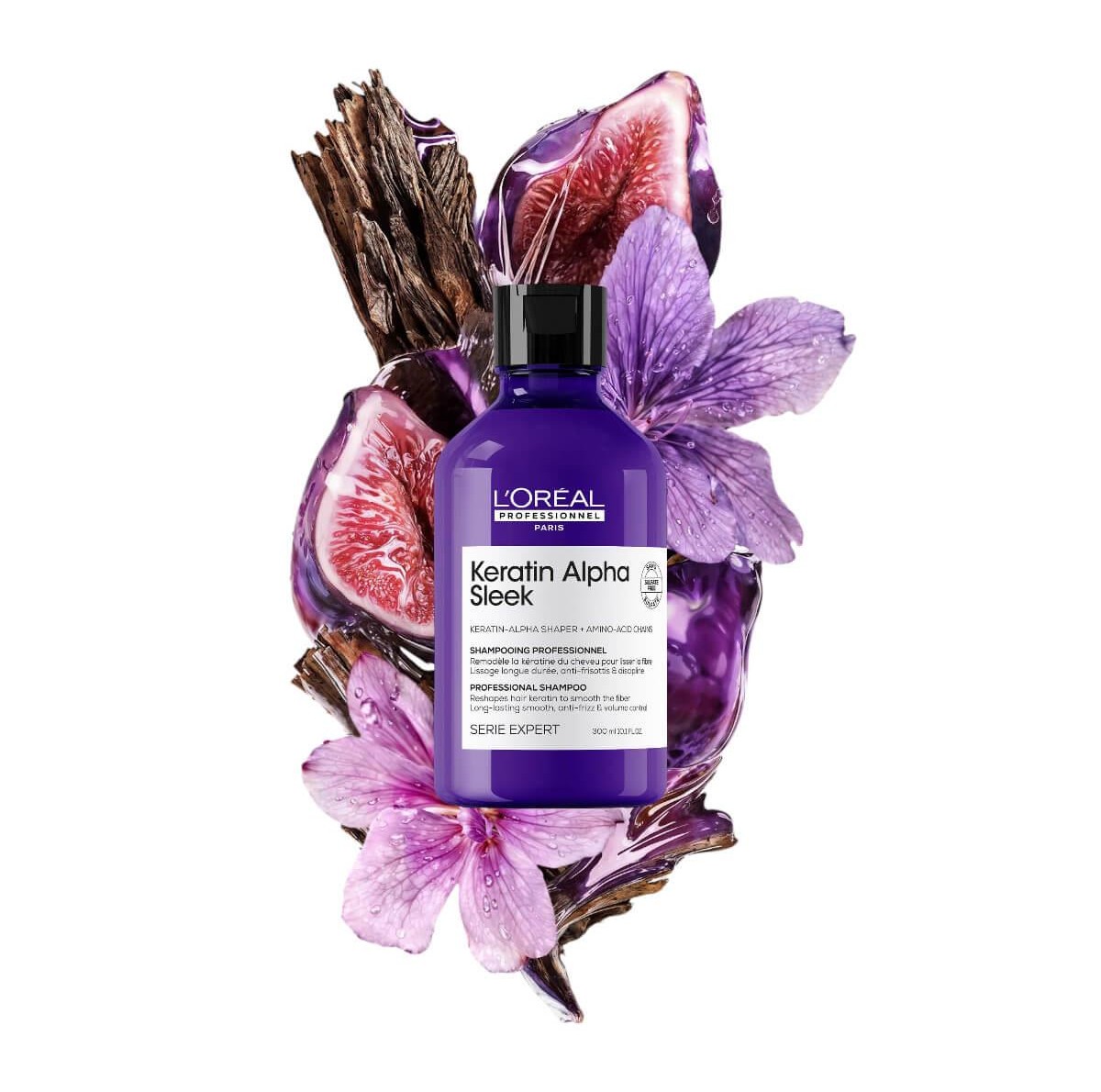 Σαμπουάν keratin alpha sleek serie expert L'Oréal