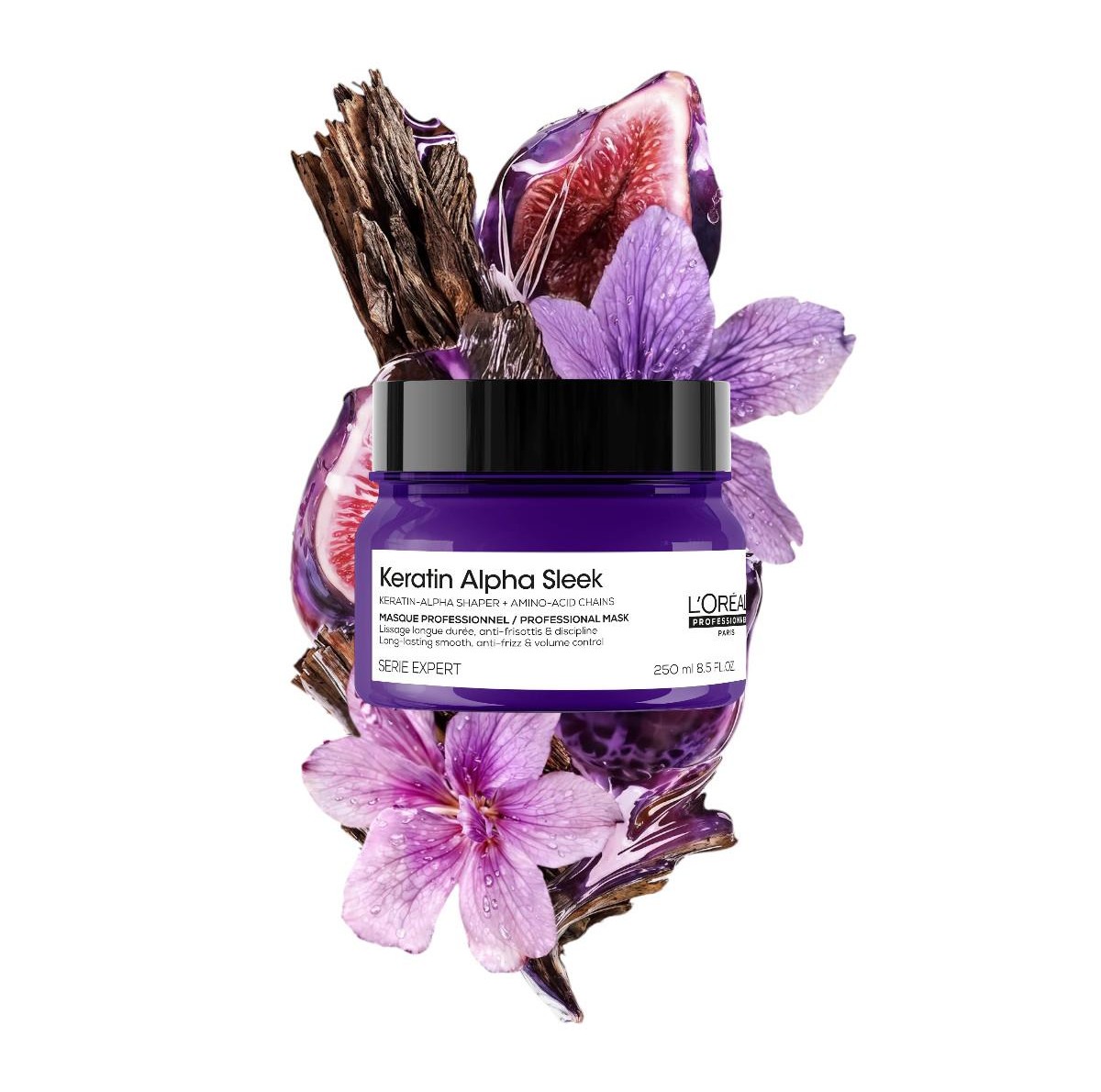 Hair mask keratin alpha sleek serie expert L'Oréal