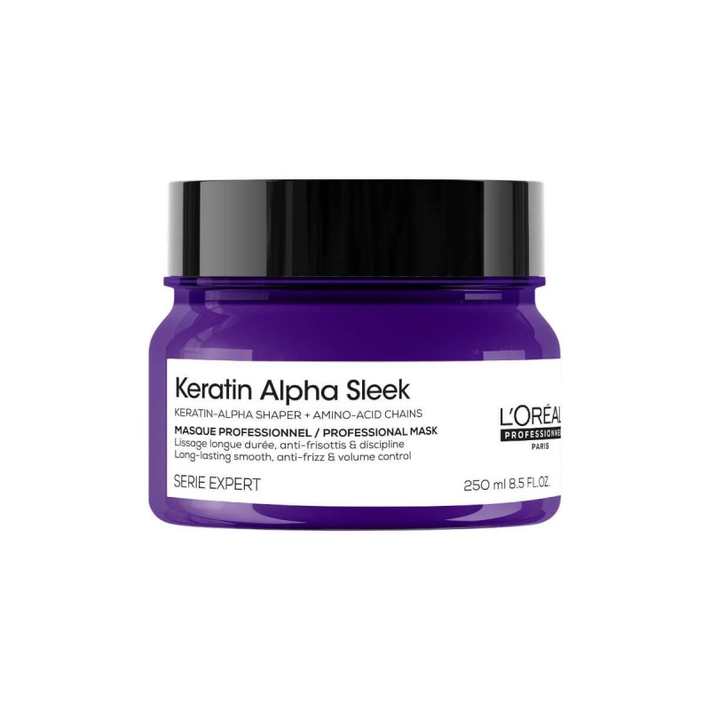 Μάσκα μαλλιών keratin alpha sleek serie expert 250ml L'Oréal