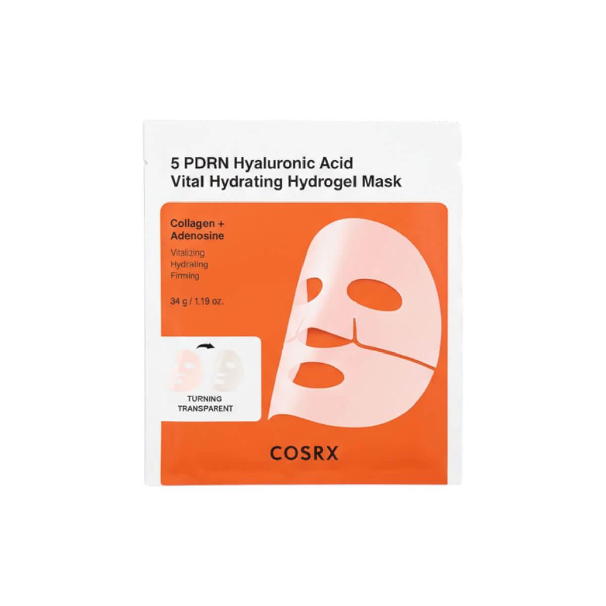 5 PDRN hyaluronic acid vital hydrating hydrogel mask 34g Cosrx