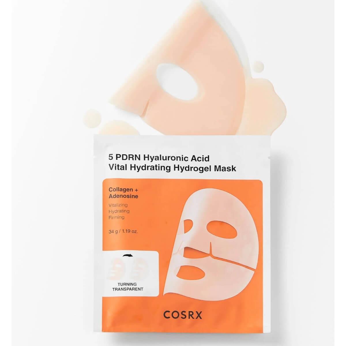 5 PDRN hyaluronic acid vital hydrating hydrogel mask 34g Cosrx