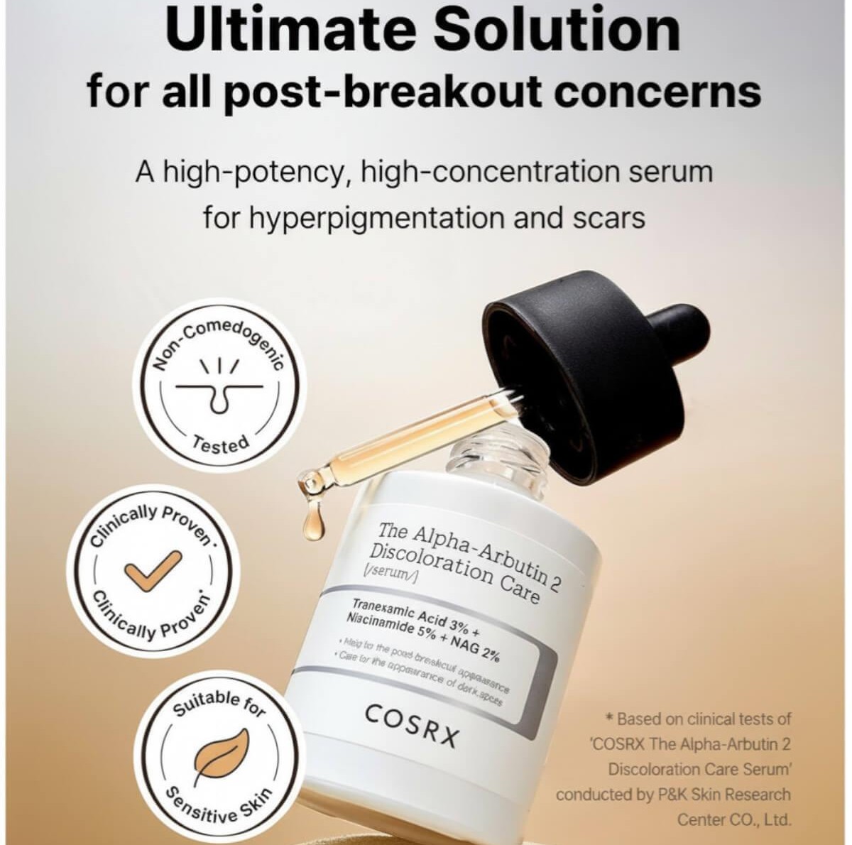 The alpha arbutin 2 discoloration care serum 50ml Cosrx