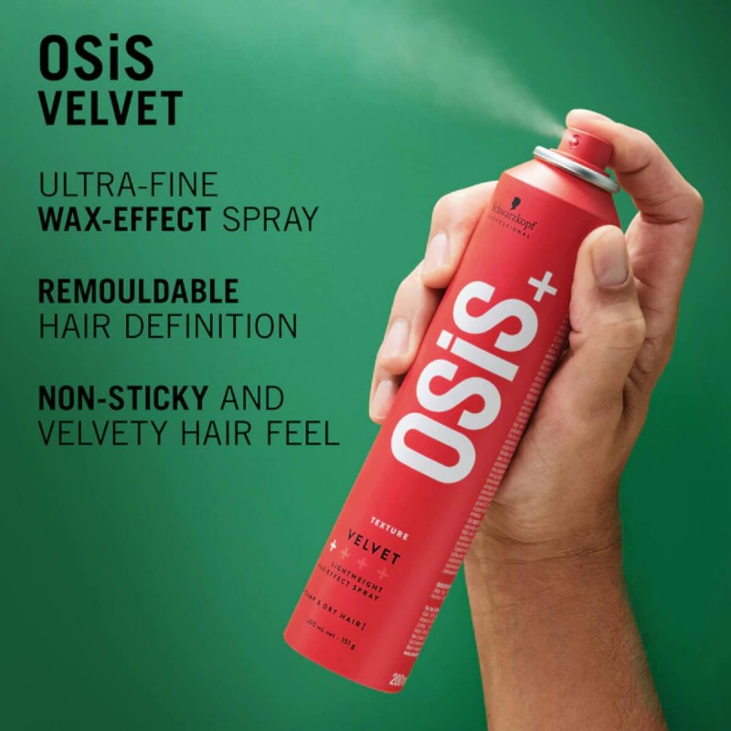 Spray wax effect texture velvet Osis+ 200ml Schwarzkopf