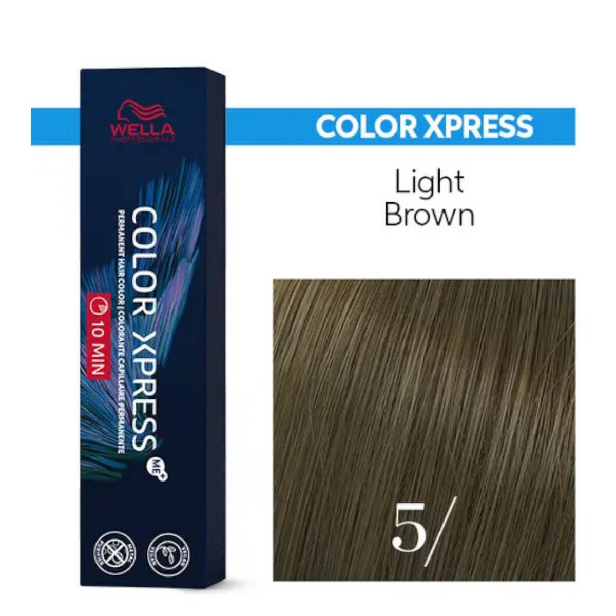 Color Xpress Μόνιμη Βαφή 5/ Light Brown 60ml Wella