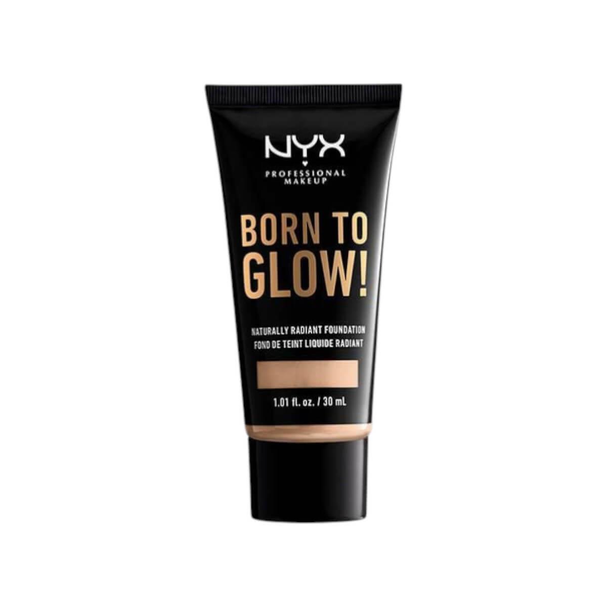 Naturally radiant foundation born to glow 06 vanilla NYX