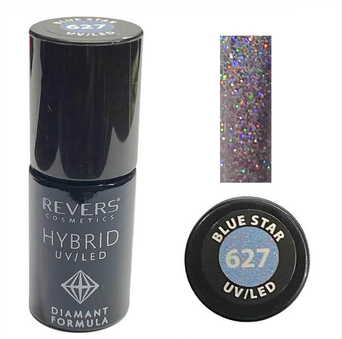 Revers Hybryd Gel 627 Blue Star Uv/Led 6ml