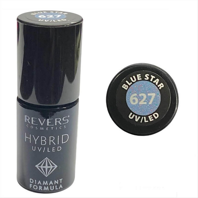 Βερνίκι Νυχιών Revers Hybryd Gel 627 Blue Star Uv/Led 6ml