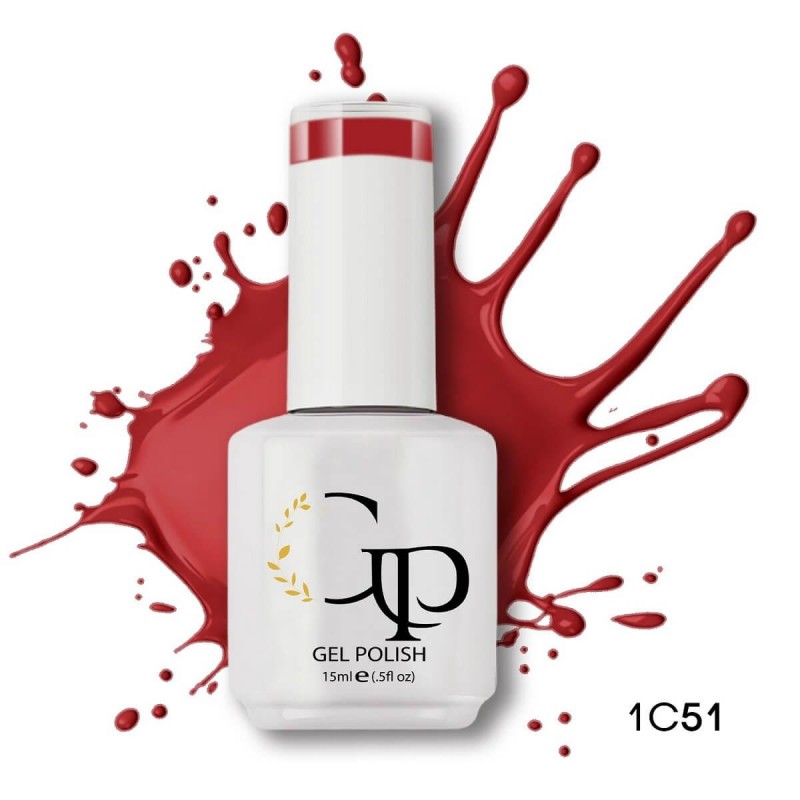 Semi-permanent gel polish 1C51 red river 15ml Gel Passion