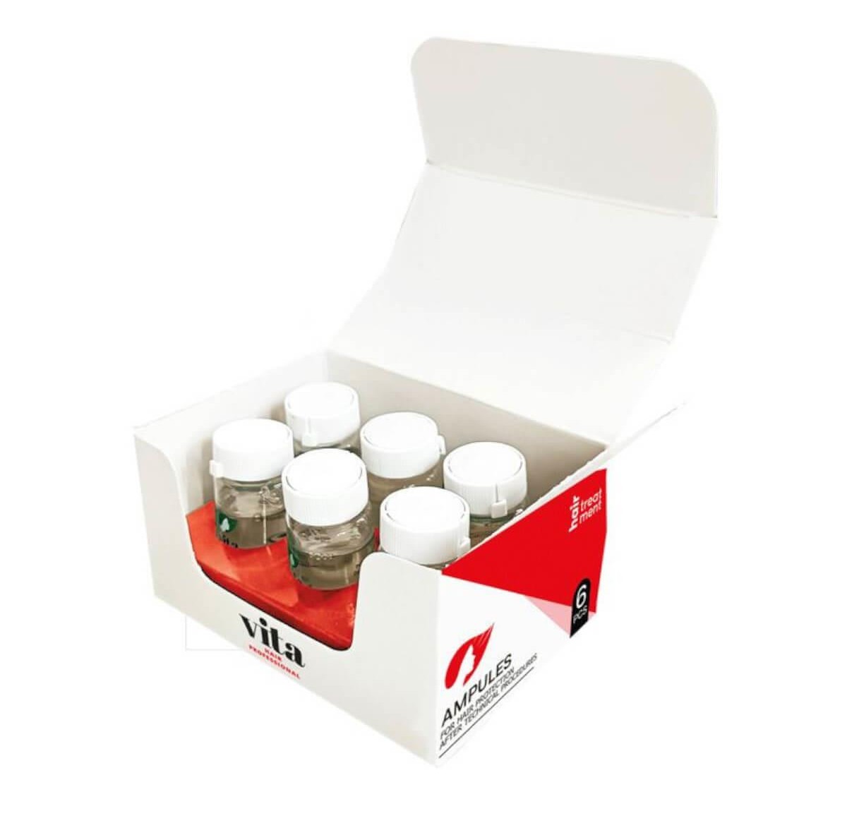 Αμπούλες μαλλιών για τεχνικές εργασίες 6pcs 10ml Vita