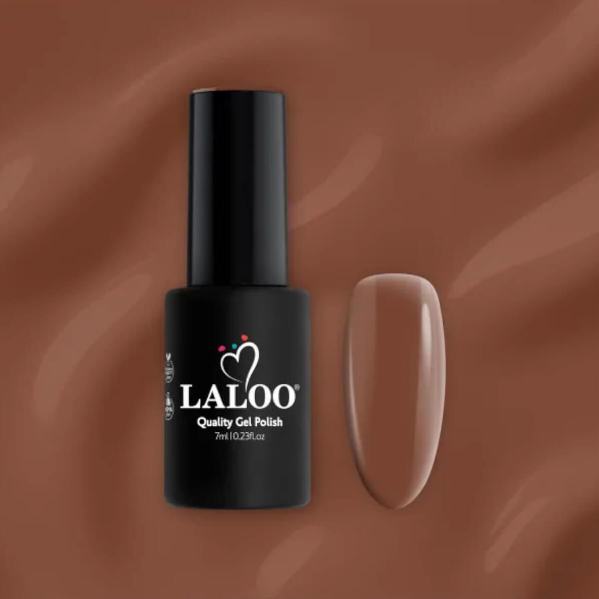Ημιμόνιμο βερνίκι L516 rich brown 7ml Laloo