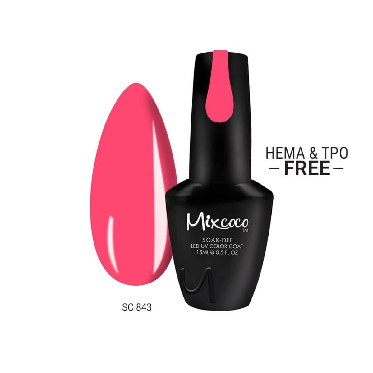 Ημιμόνιμο βερνίκι νυχιών SC843 15ml Mixcoco