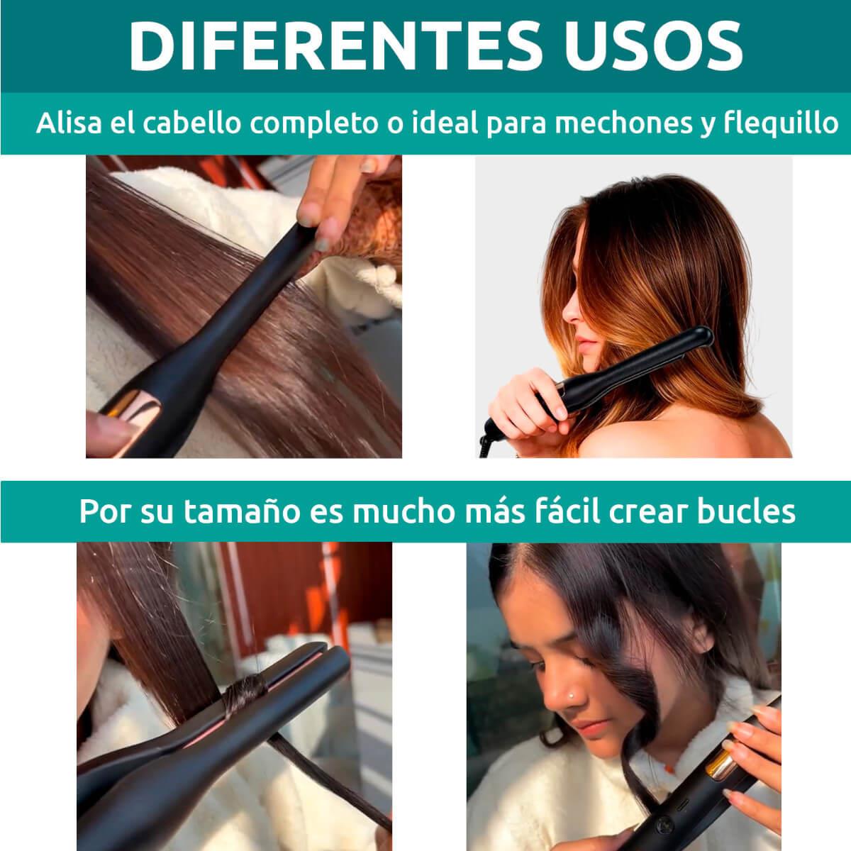 Mini Πρέσα Μαλλιών Κεραμική - Ίσιωμα & Μπούκλες  VGR V-523