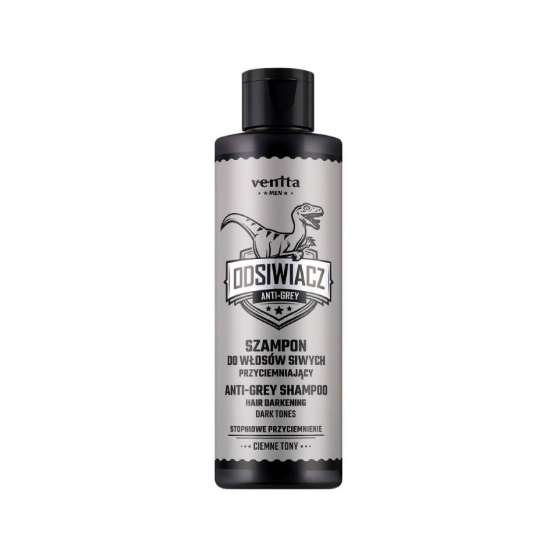 Anti grey shampoo hair darkening 200ml Venita Men