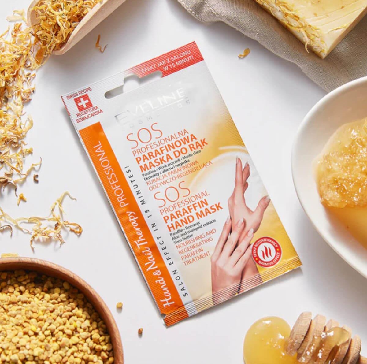 Paraffin hand and nail mask sos Eveline