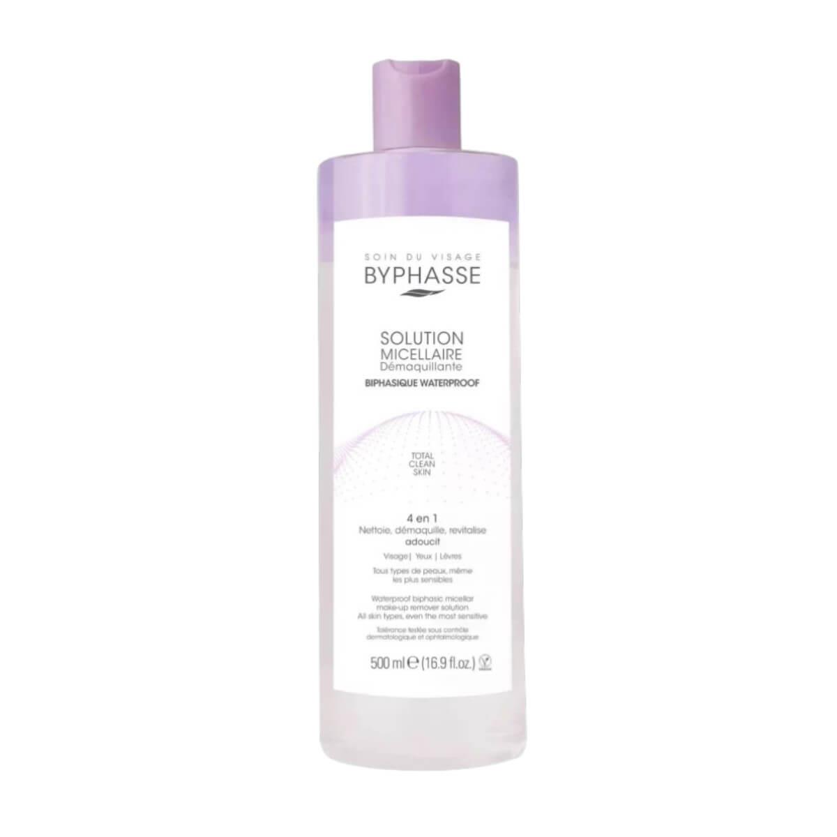 Διφασικό Micellar Καθαρισμού Προσώπου Waterproof 500ml Byphasse