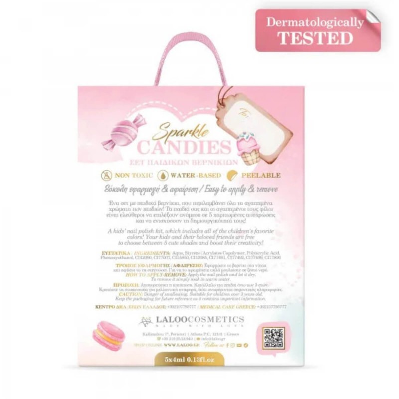 Sparkle Candies Laloo Children's Nail Polish Set