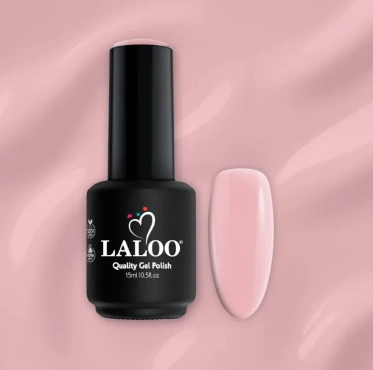 Ημιμόνιμο βερνίκι 642 Lumière (βάση γαλλικού) 15ml Laloo