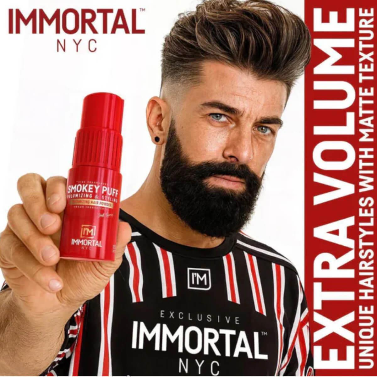 Smokey Puff Volumising & Styling Powder Red 20gr Immortal