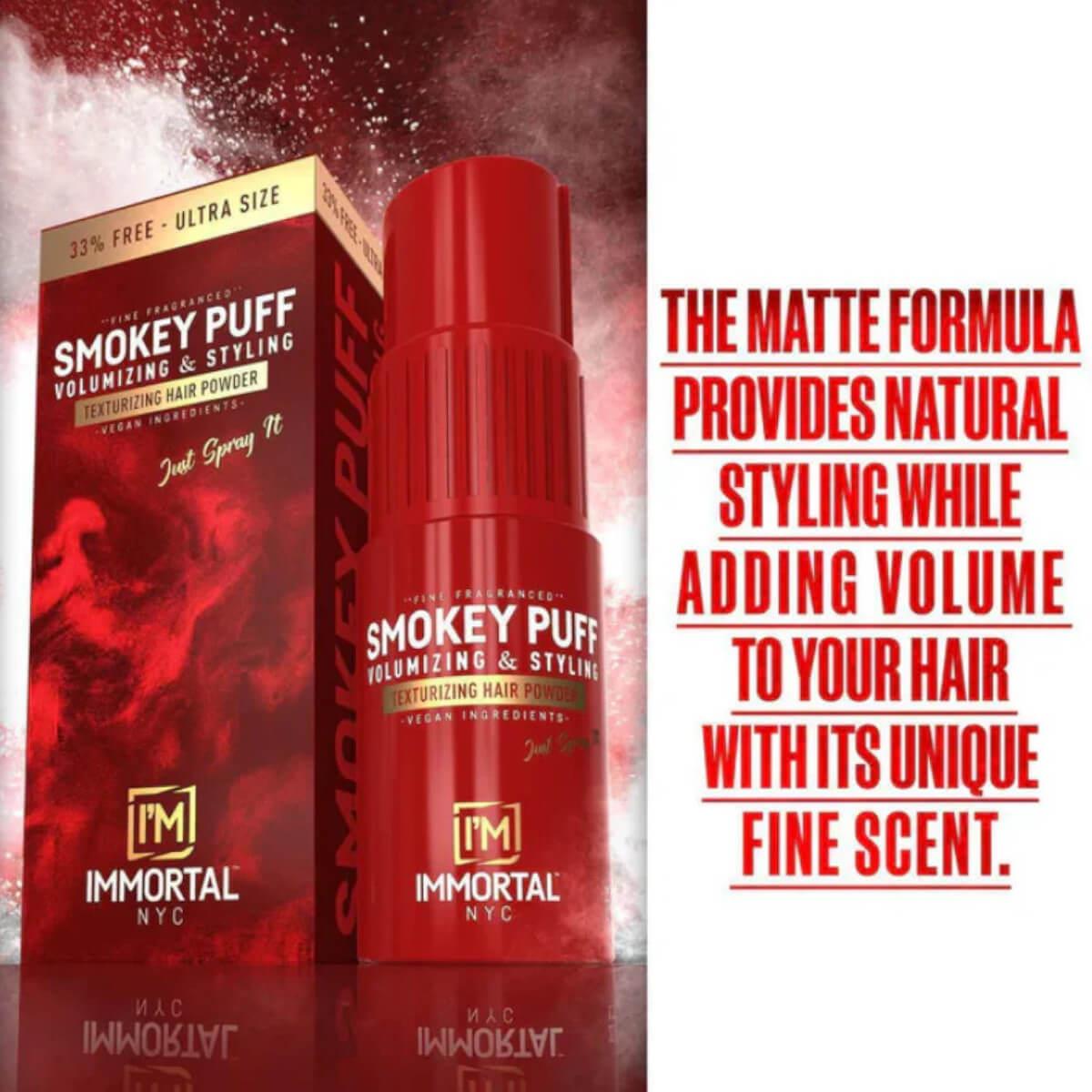 Smokey Puff Volumising & Styling Powder Red 20gr Immortal