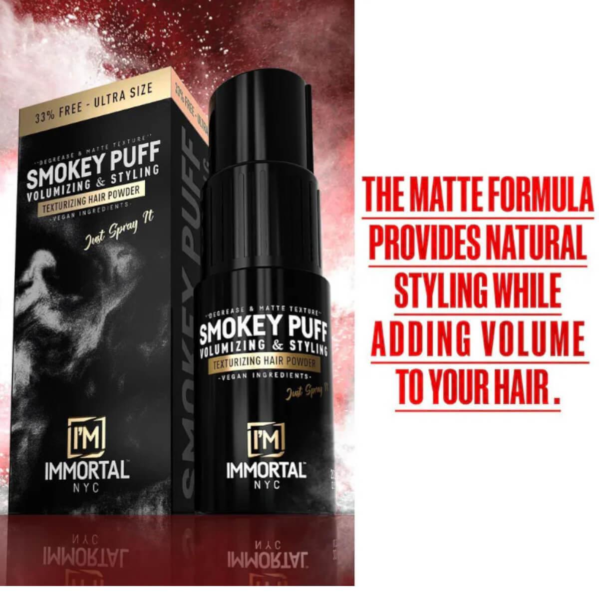 Smokey Puff Volumising & Styling Powder Black 20gr Immortal