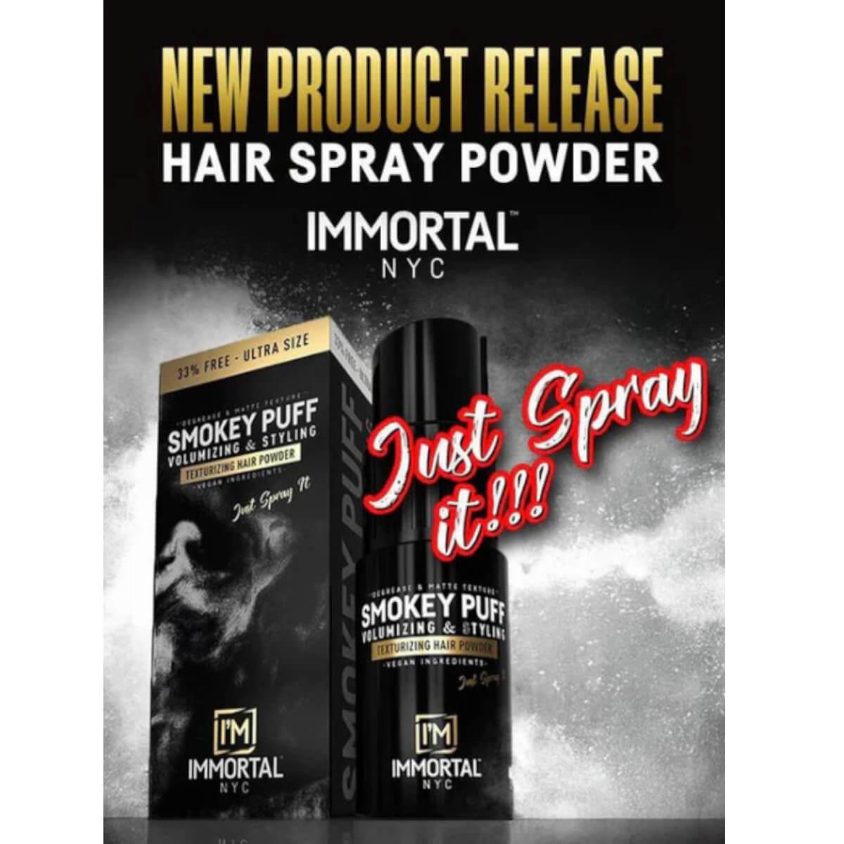 Smokey Puff Volumising & Styling Powder Black 20gr Immortal