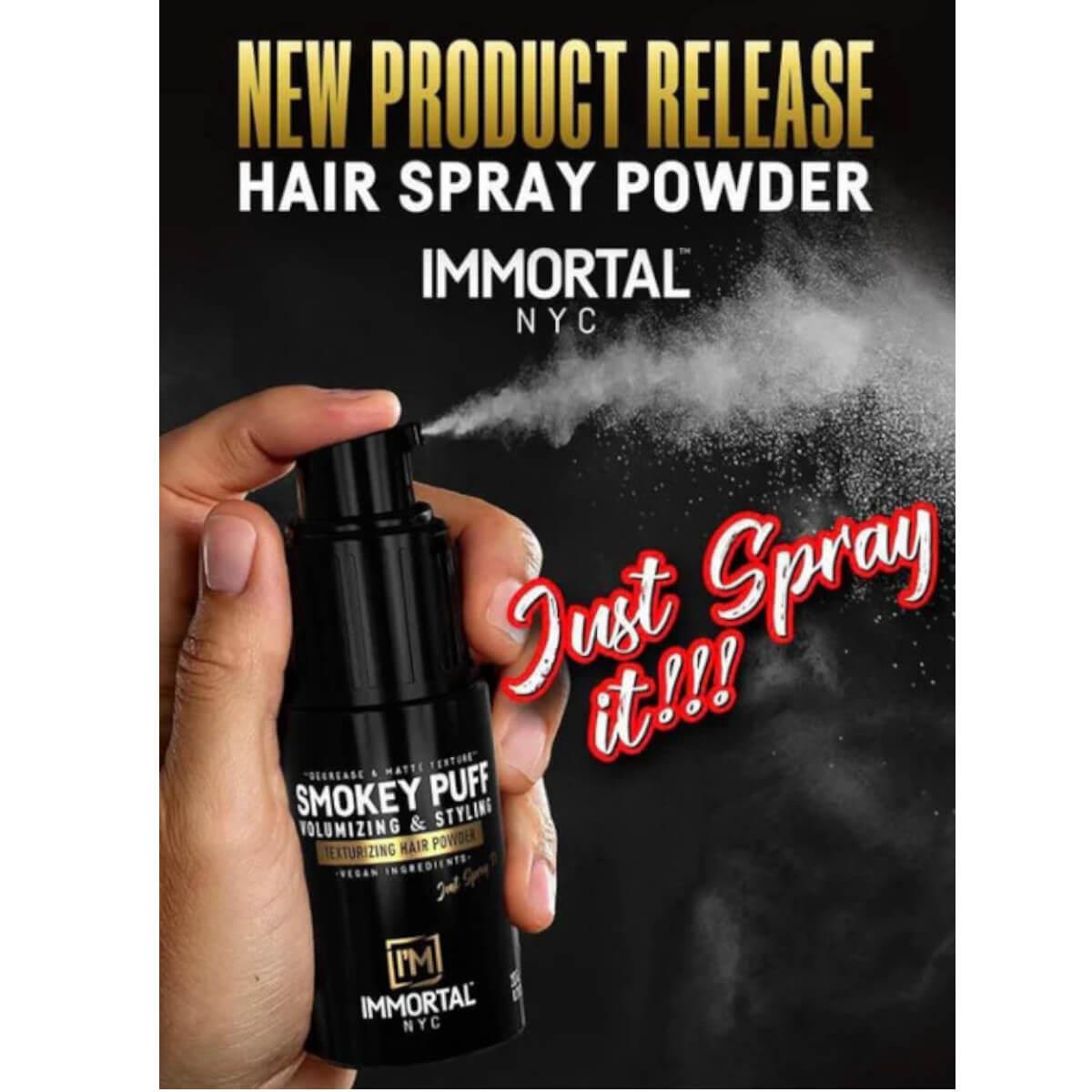 Smokey Puff Volumising & Styling Powder Black 20gr Immortal